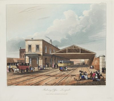 Oficina de Ferrocarriles, Liverpool, 1831 de Thomas Talbot Bury
